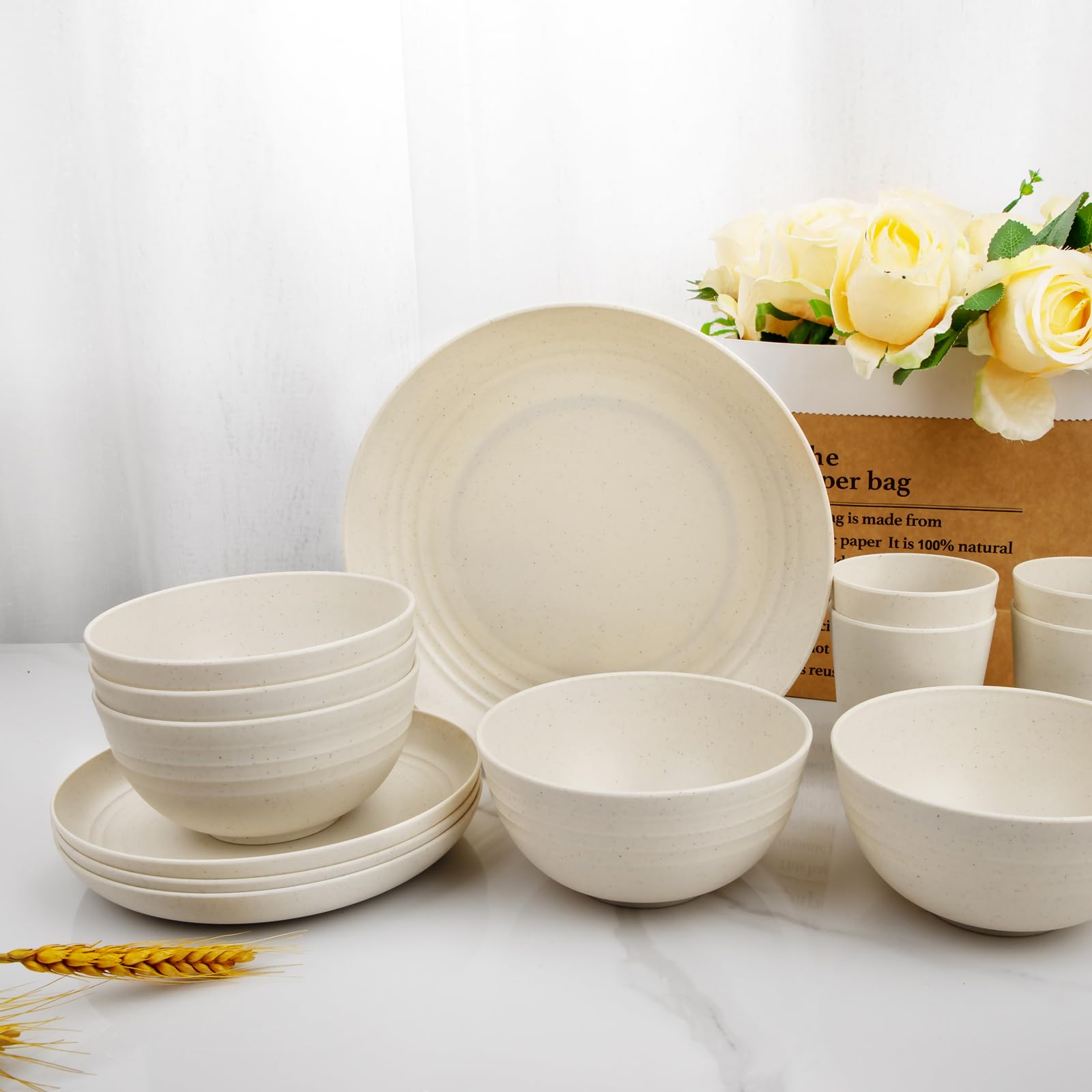 Rubtlamp stackable dinnerware designed to keep the kitchen tidy