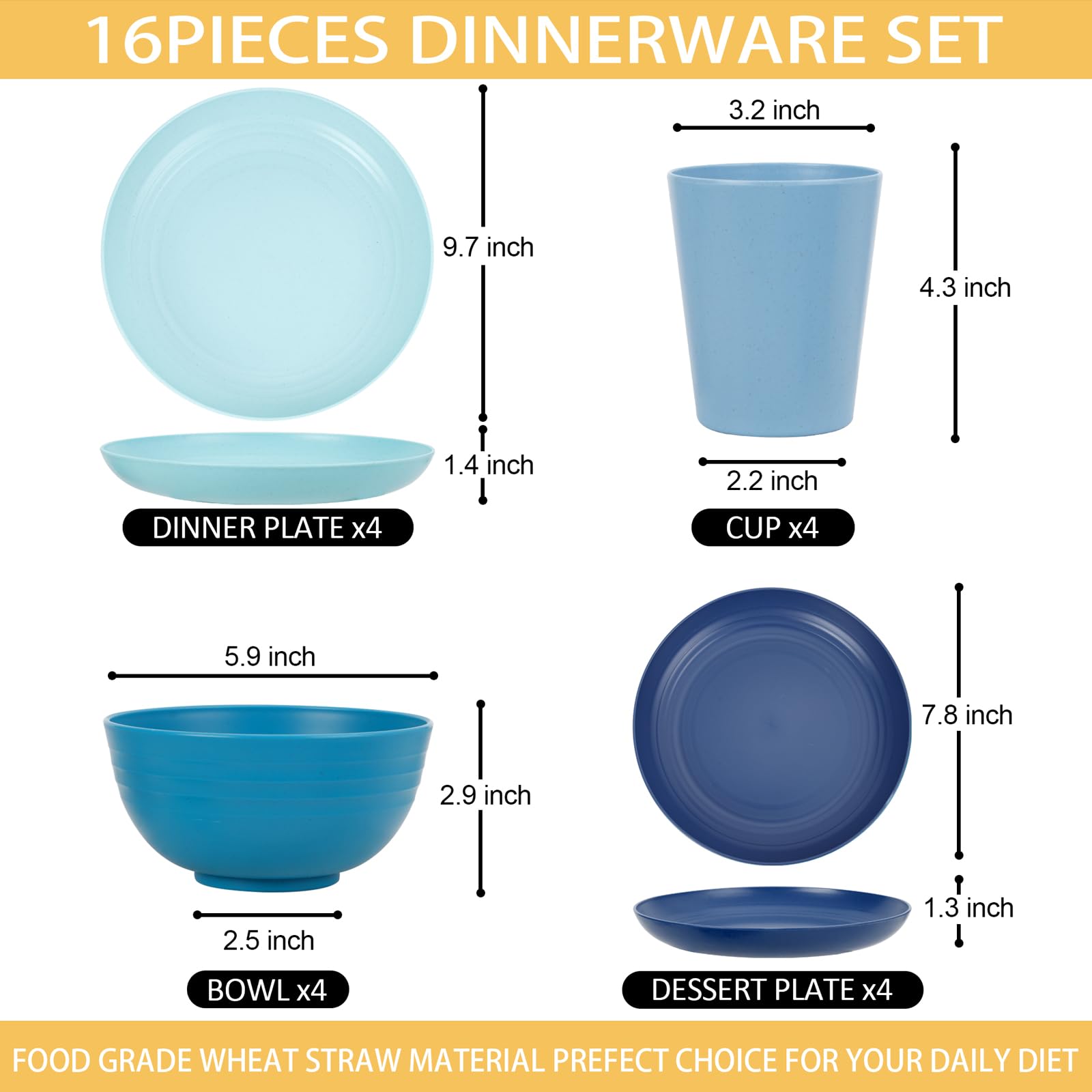 Rubtlamp dessert plates show lightweight convenience for picnics and events.