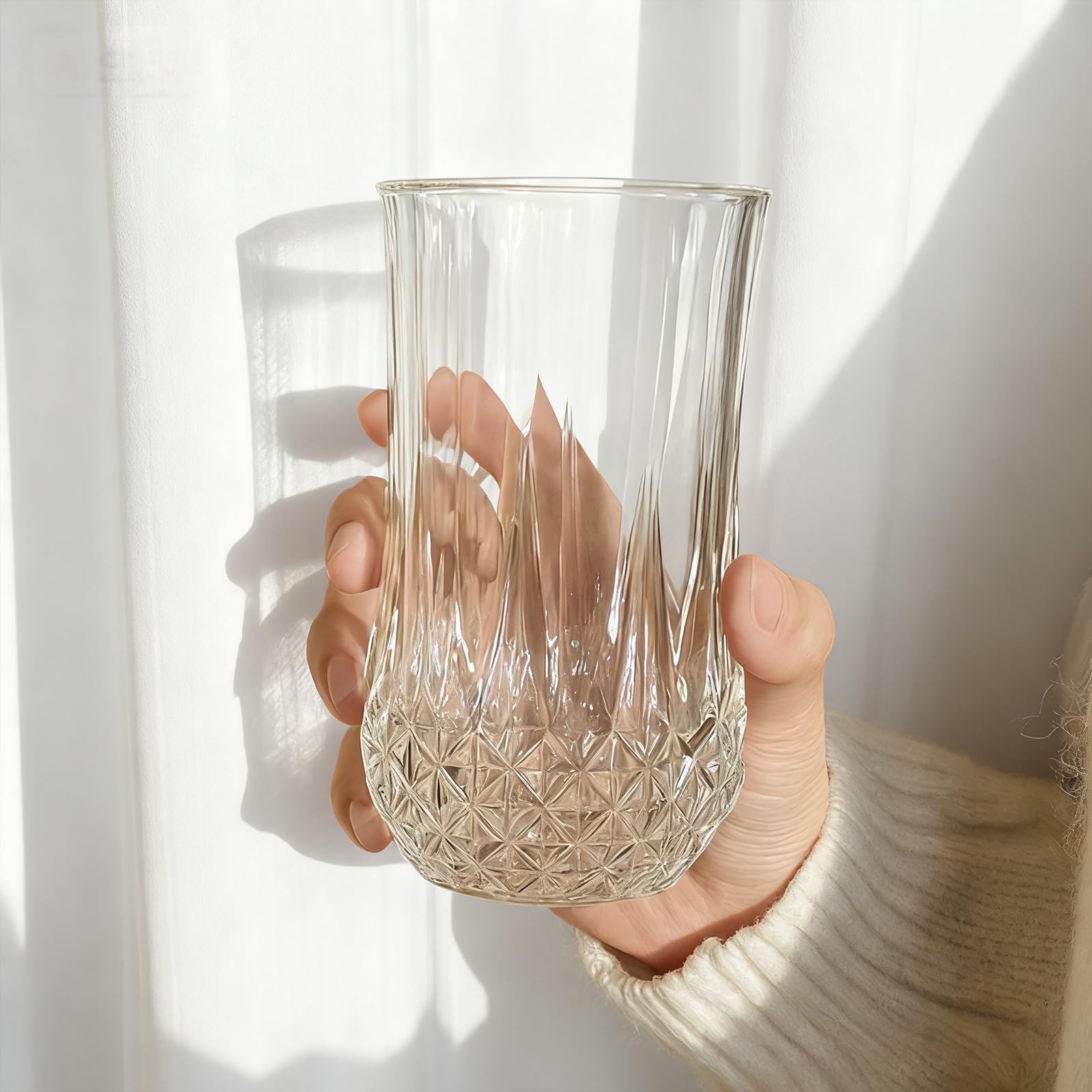 Ruckae dishwasher-safe glassware maintains clarity after cycles