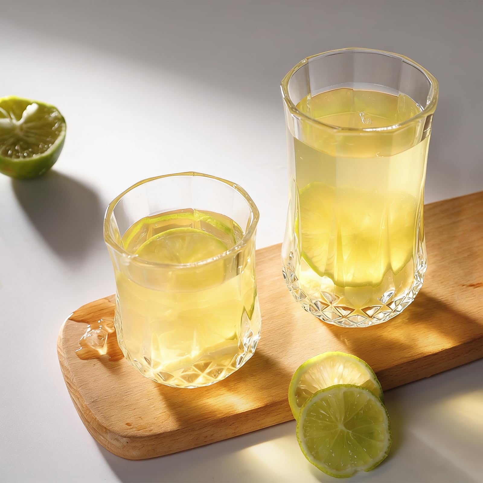 Ruckae ergonomic glass shape for easy handling
