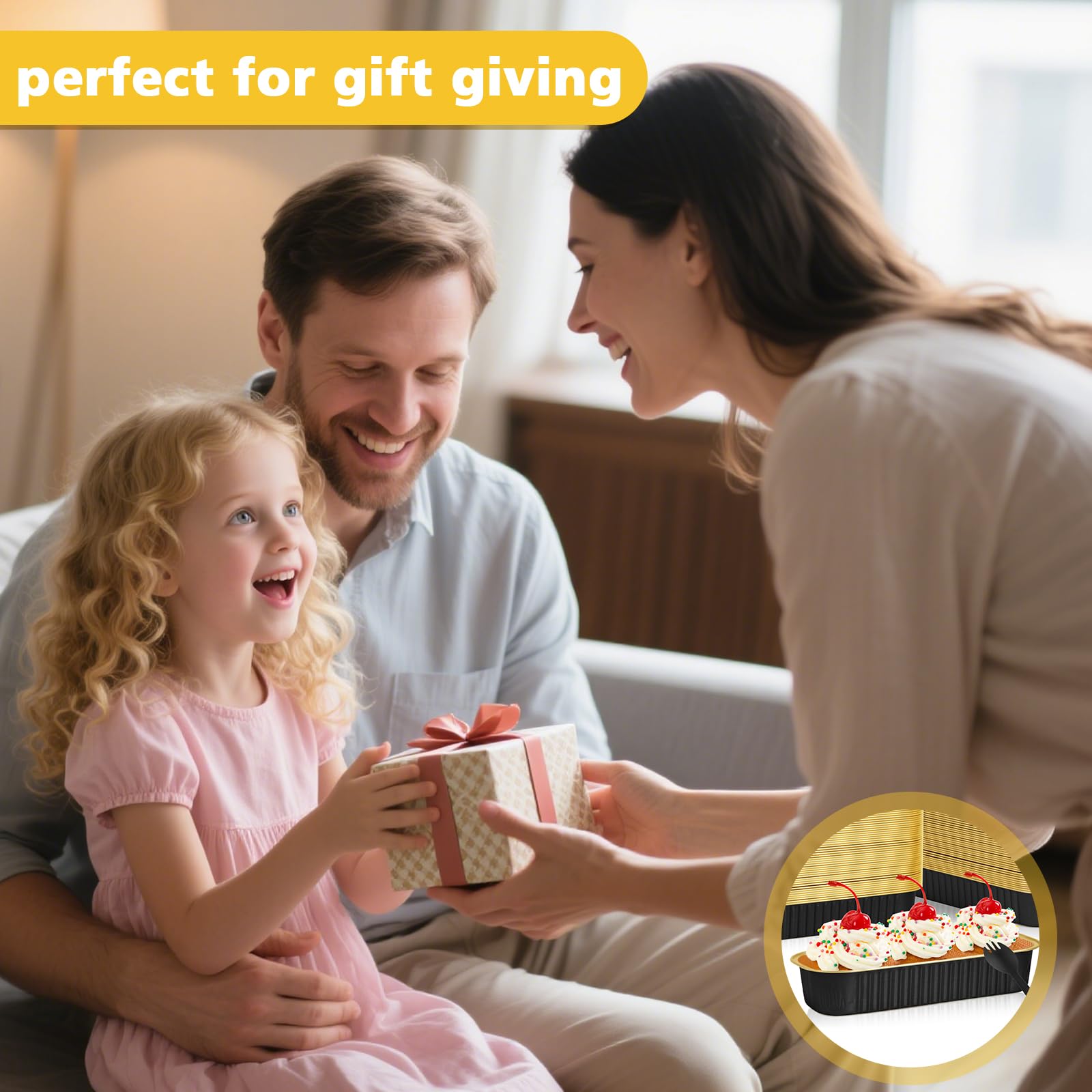 Ruckae recyclable bakeware reduces cleanup after gatherings.