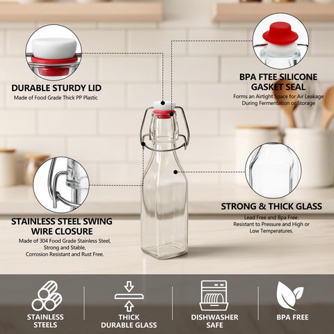 Ruckae airtight seal demonstrates leak-free storage for syrups