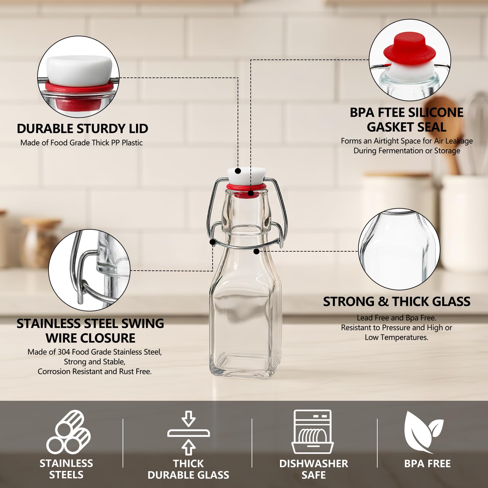 Ruckae bottle supports multiple uses from kombucha to vanilla extract