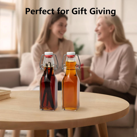 Ruckae syrup storage bottle highlights reusable glass design