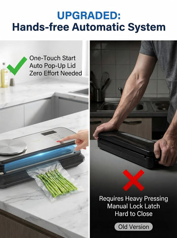 Dual heating strips enable continuous sealing during high volume batches