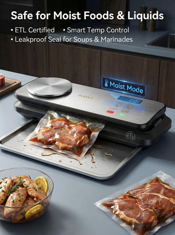 Removable stainless steel tray shown for easy cleaning and maintenance