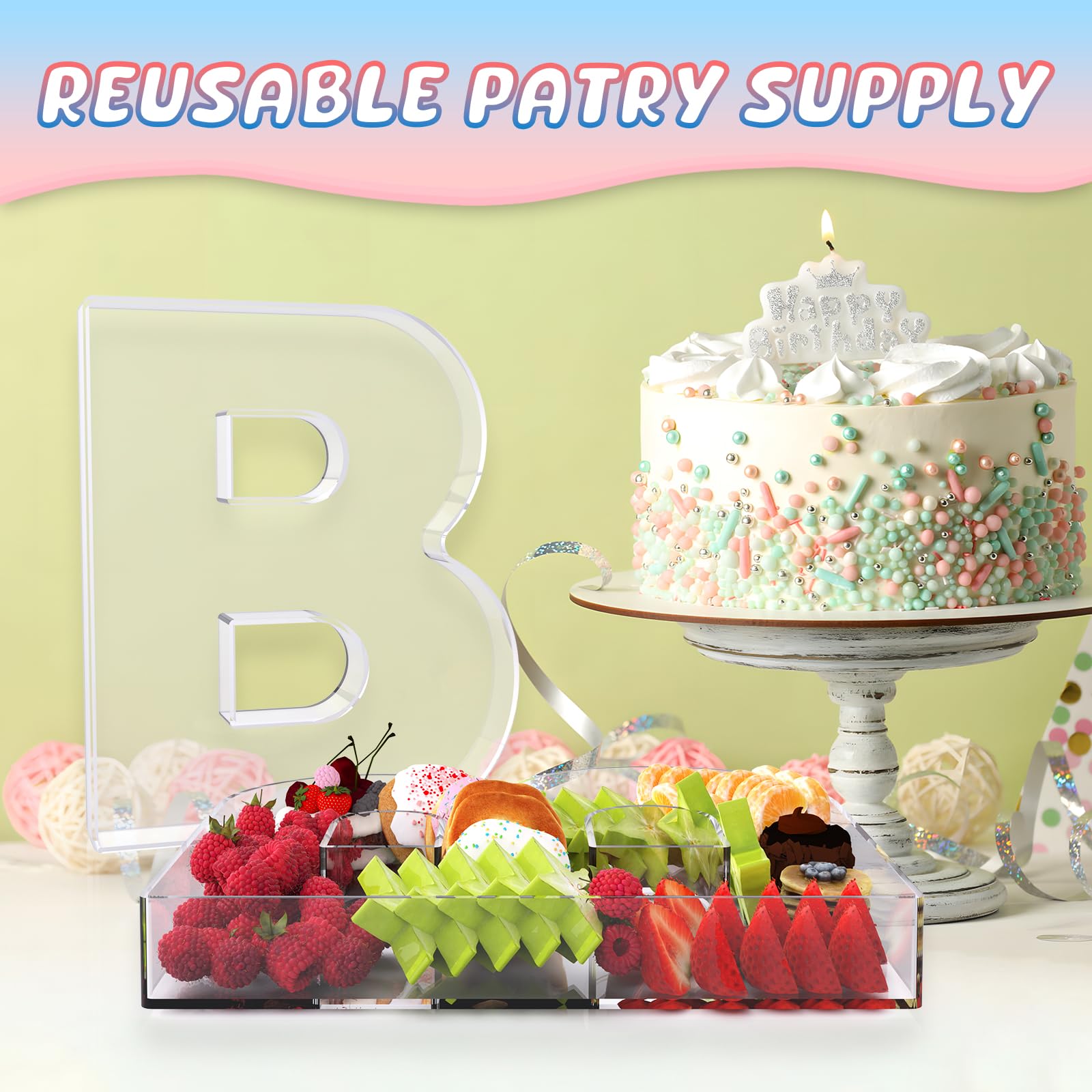RUFHVTY party decor display for birthdays and anniversaries