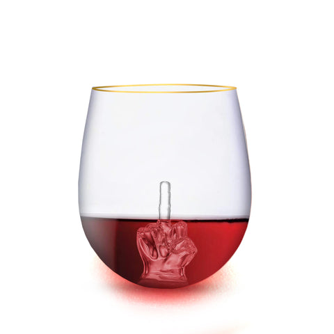 RUGLUSH glass used with wine or cocktails to demonstrate versatile sample uses.