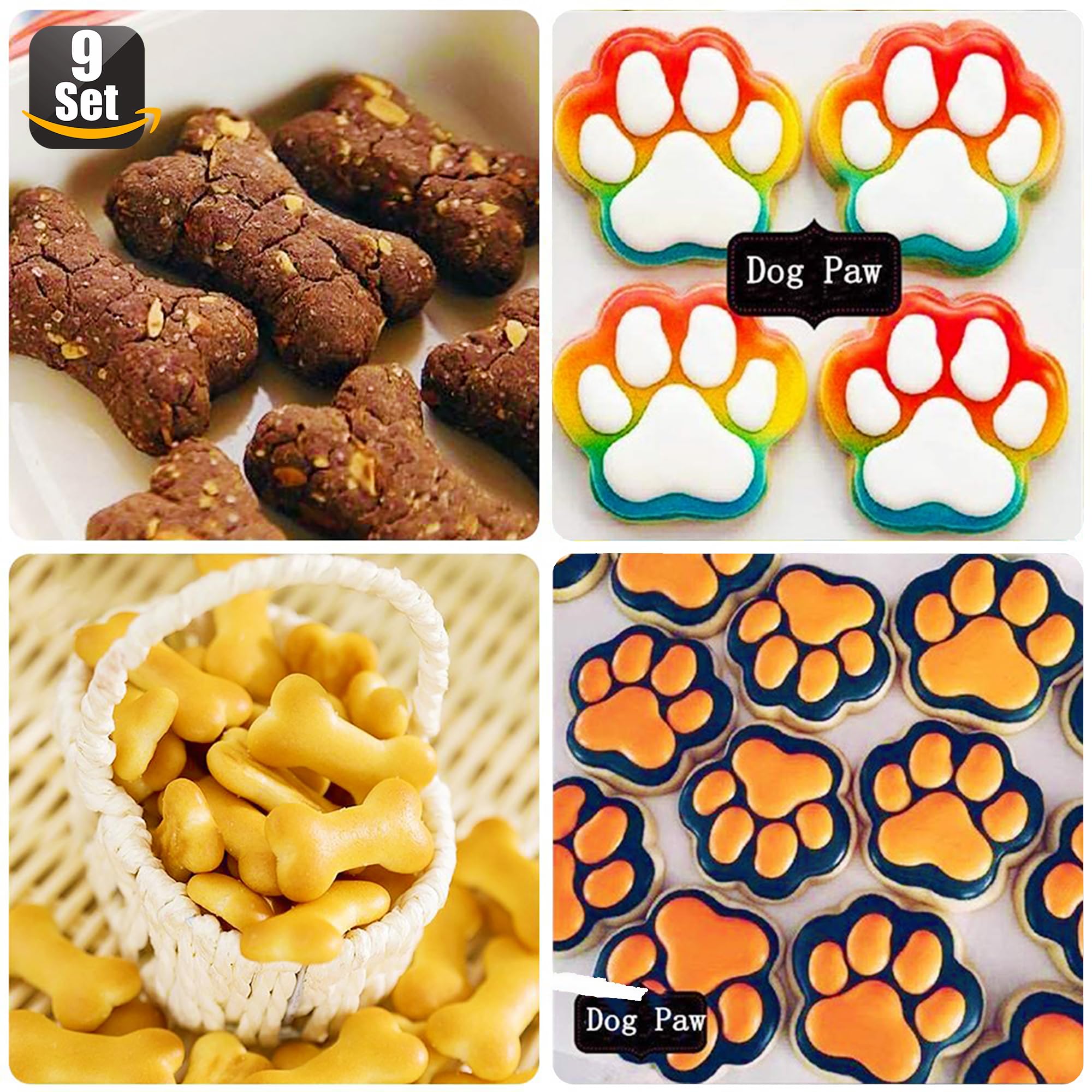 RUGVOMWM easy-release mold allows quick demold of paw and bone designs.