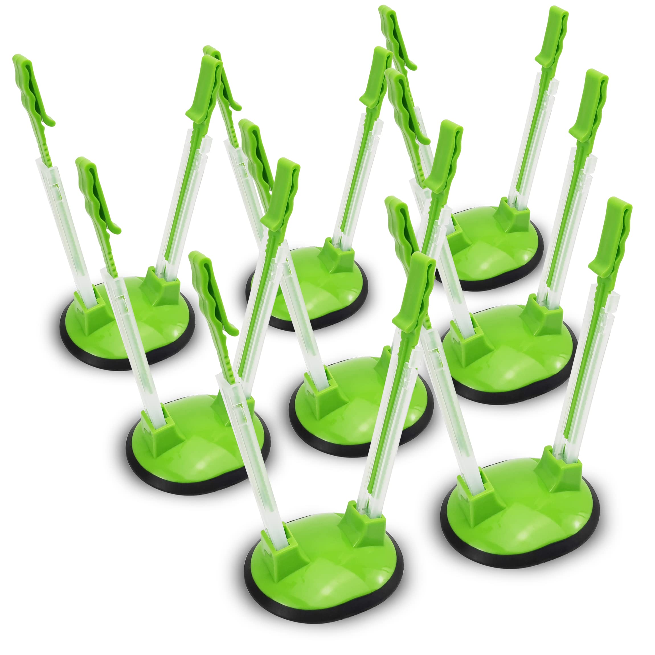 Ruibo Baggy Rack Holder front view showing adjustable height for larger bags