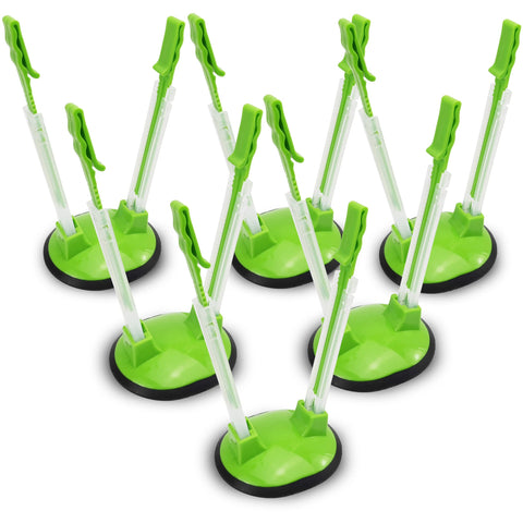 Ruibo Ziplock Bag Holder Stand adjustable height for large bags with hands-free filling.