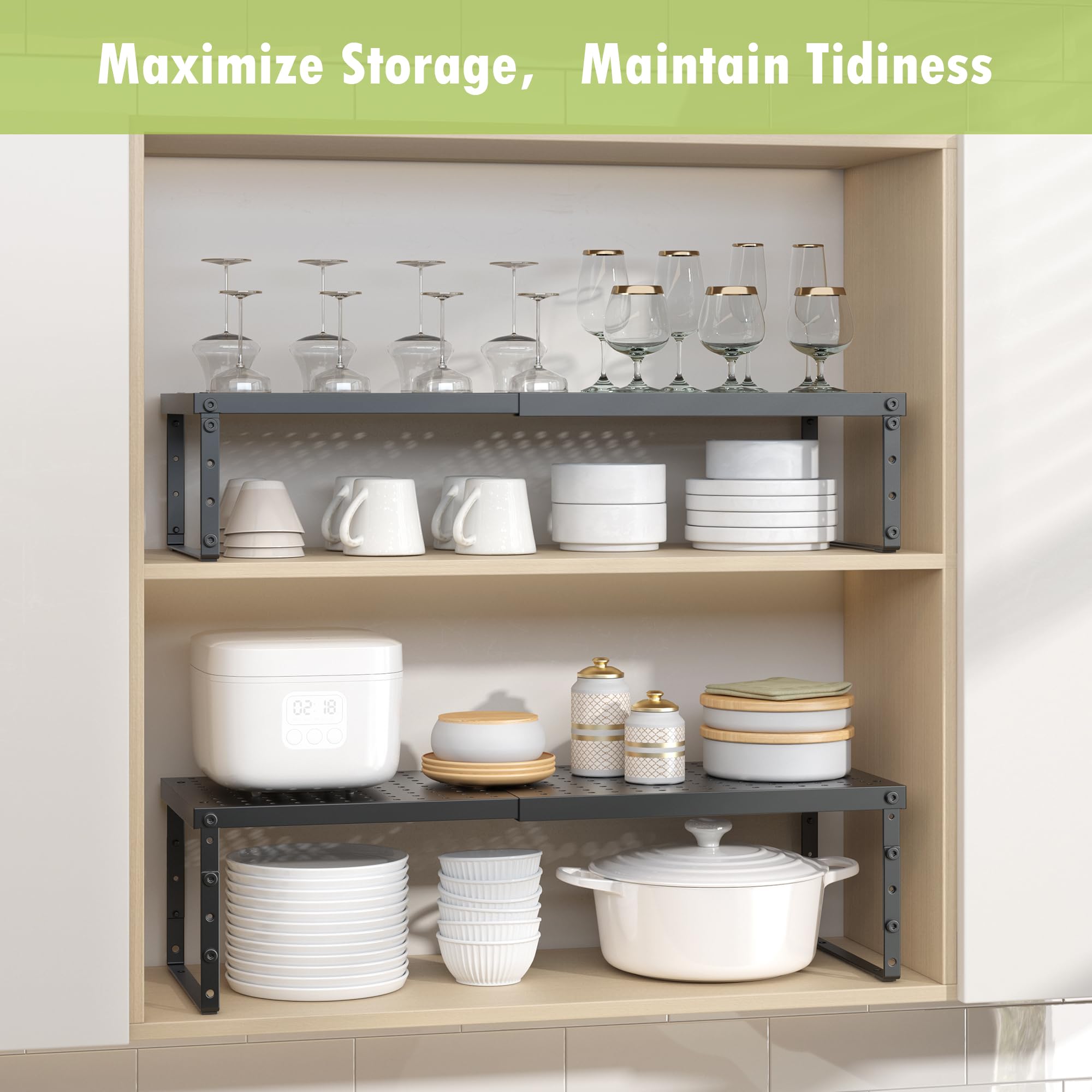 RUILALIFE multi-functional storage solution creates extra space for daily items.