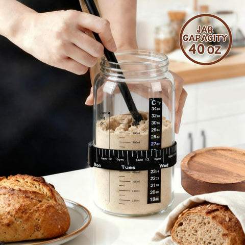 RuileMei round 9-inch banneton in natural rattan for round loaves