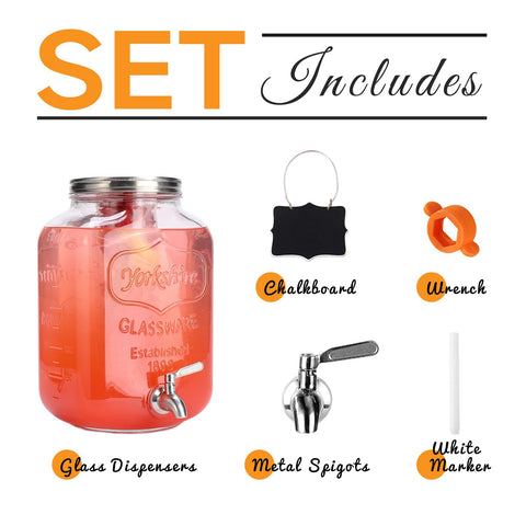 RuileMei lemonade dispenser with lid preserves freshness and minimizes spills.