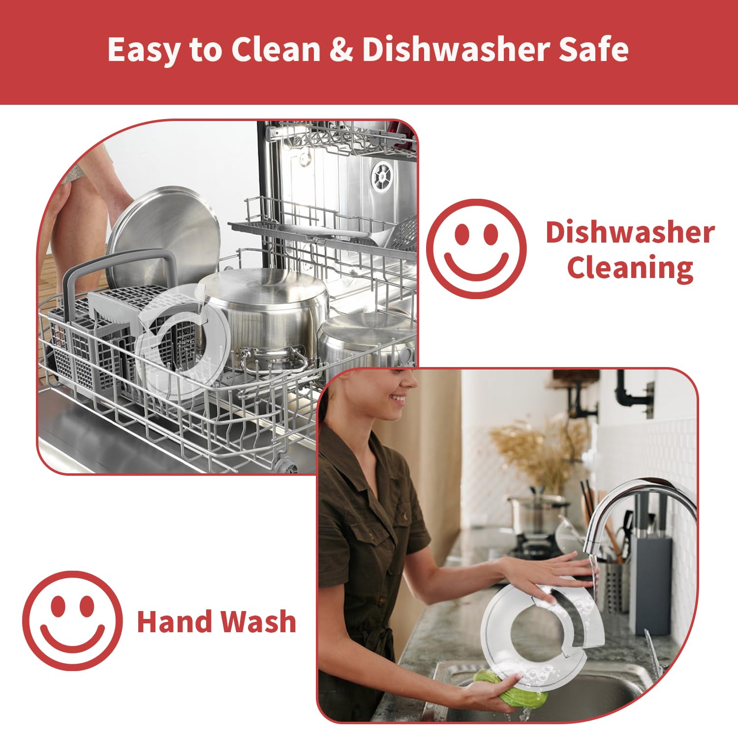 Ruioaw splash guard fits 5.5-7 quart bowl-lift mixers