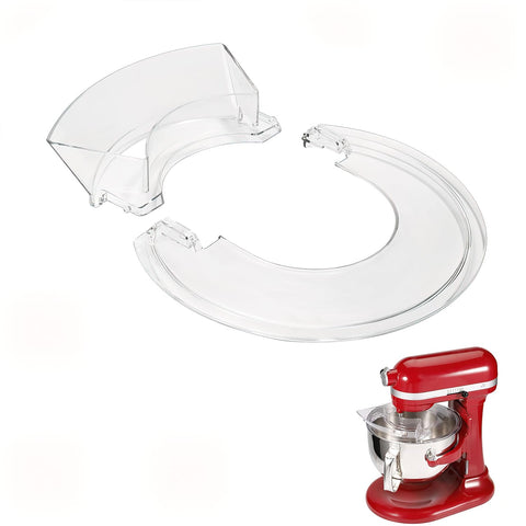 Ruioaw removable pouring shield guard helps keep flour contained during mixing