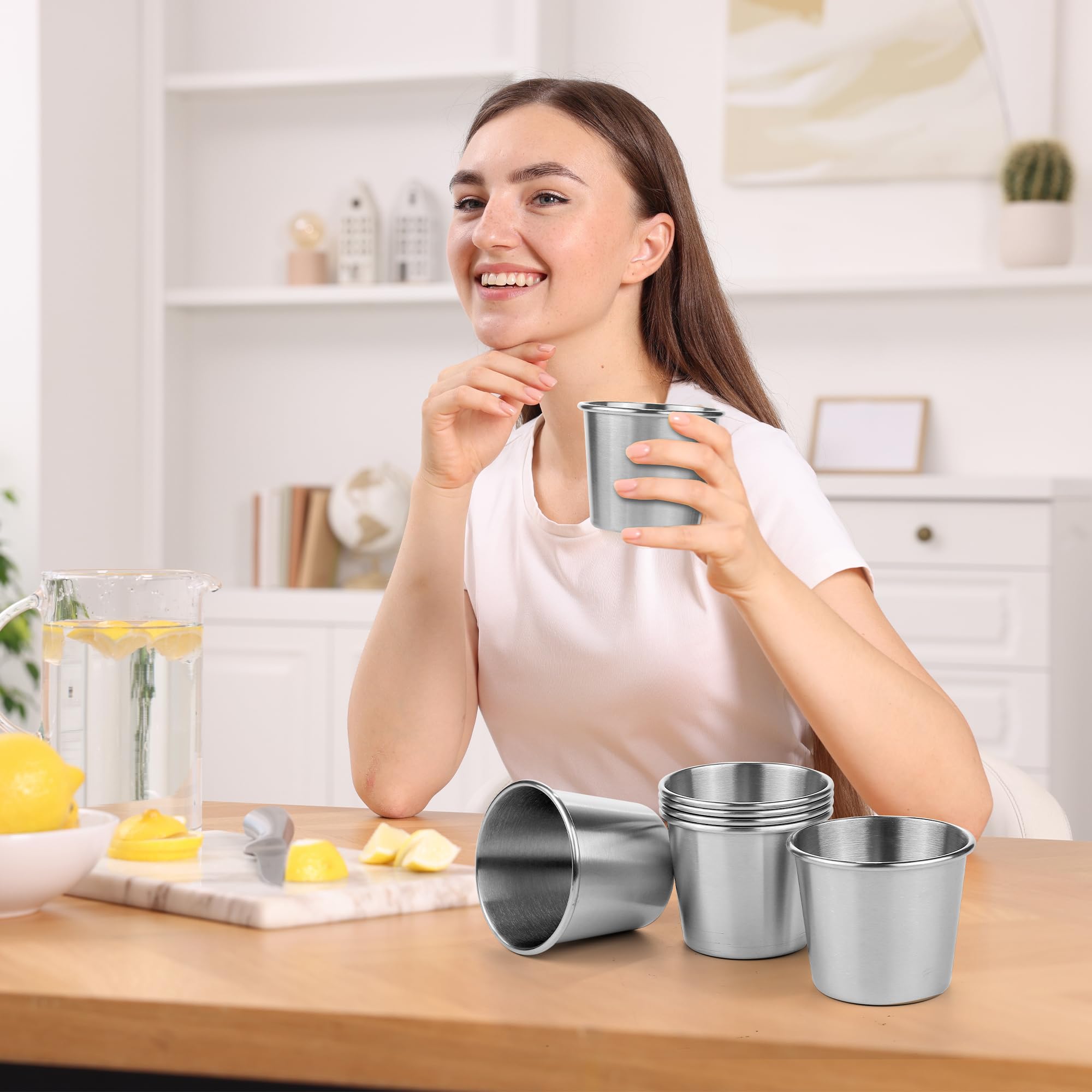 Eco-friendly reusable cups to replace disposable options.