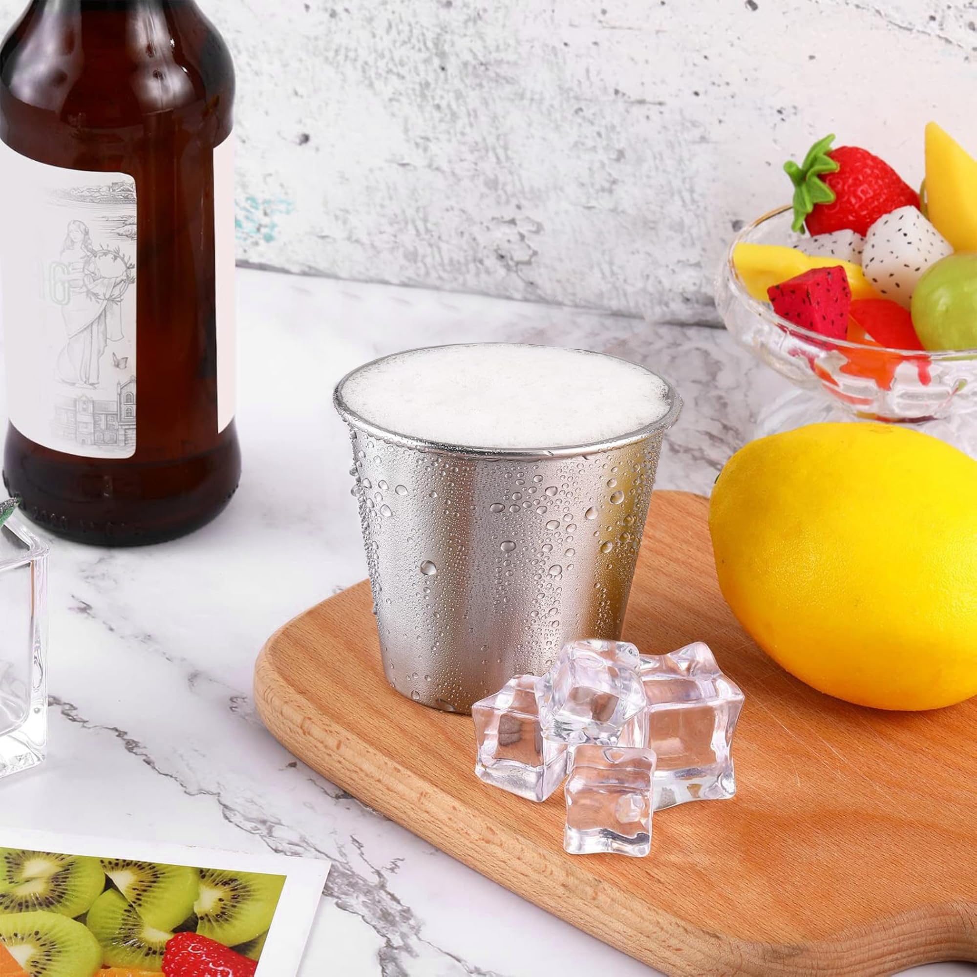 Indoor and outdoor use for camping and picnics with Resinta cups.