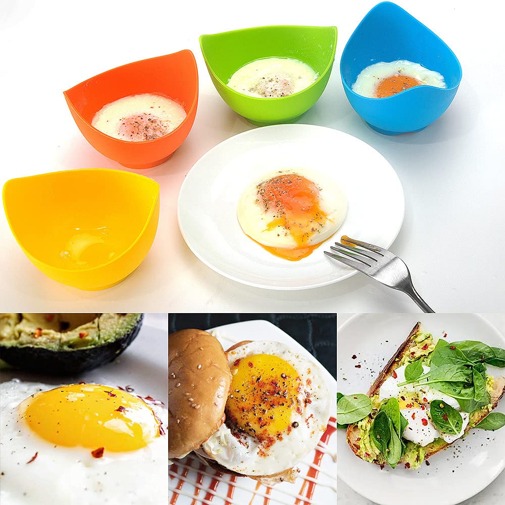 Ruiwin BPA-free egg poacher cups for safe cooking