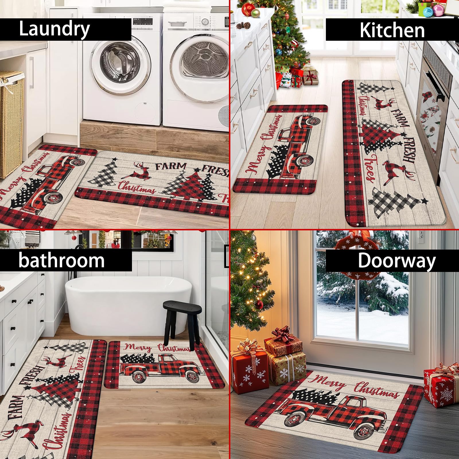 Ruizhuo non-slip backing keeps rugs stable on different floors
