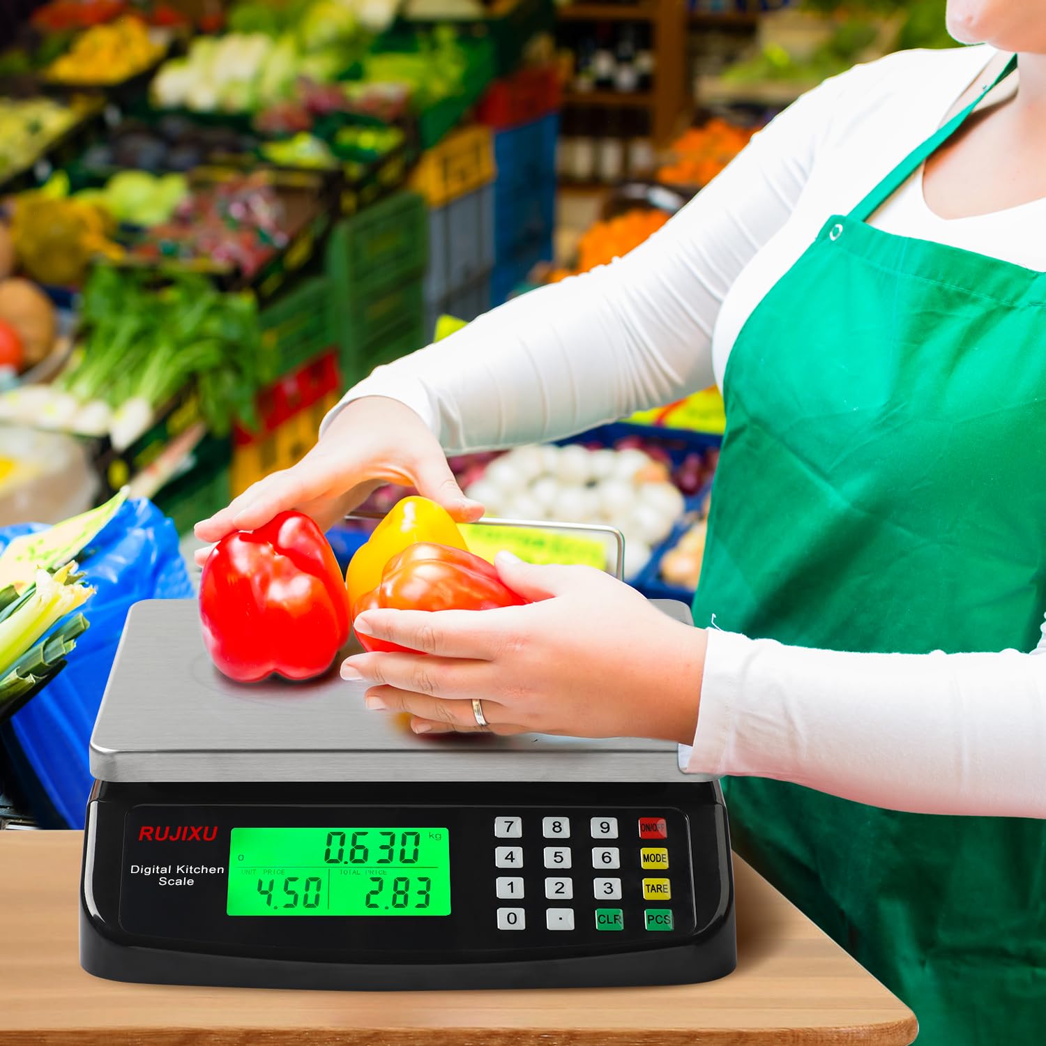 RUJIXU deli scale at point of sale for efficient workflows