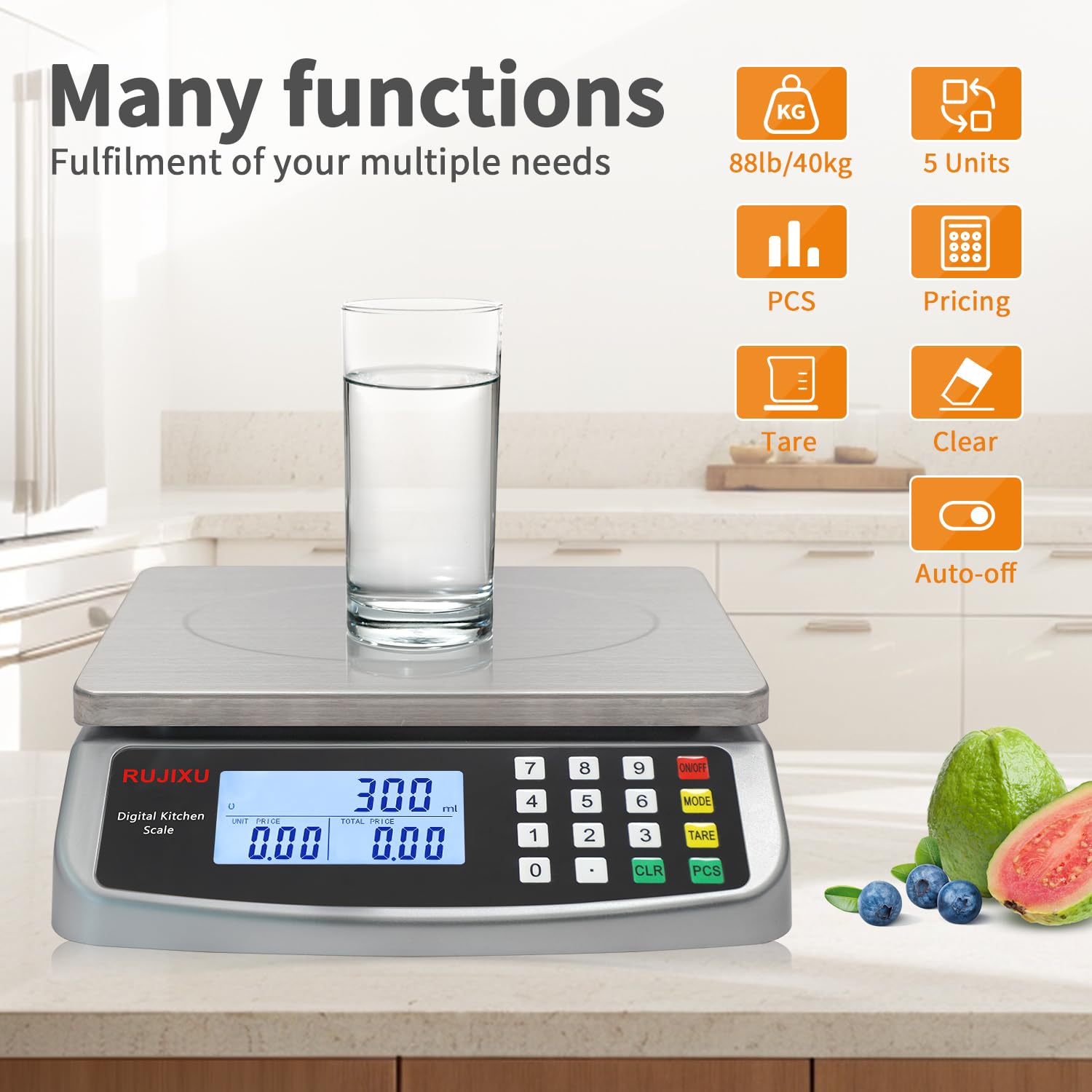 RUJIXU durable construction provides stable support in kitchens