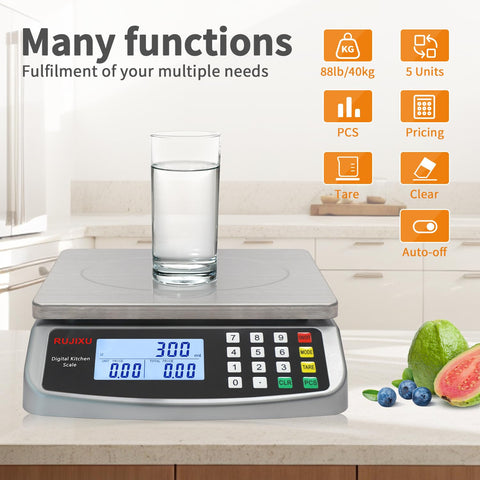 RUJIXU durable construction provides stable support in kitchens