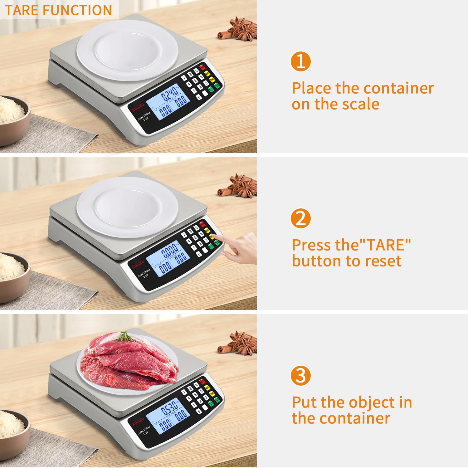 RUJIXU ideal for meat pricing and portion control