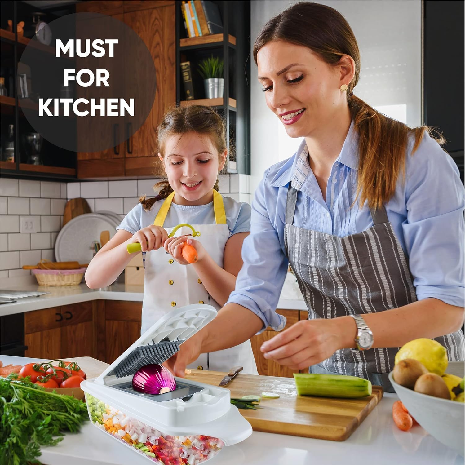 RüK lemon-squeezer attachment delivers fresh juice for dressings and marinades.