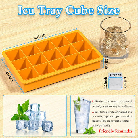 RUN HELIX ice trays stacked together save freezer space and simplify prep