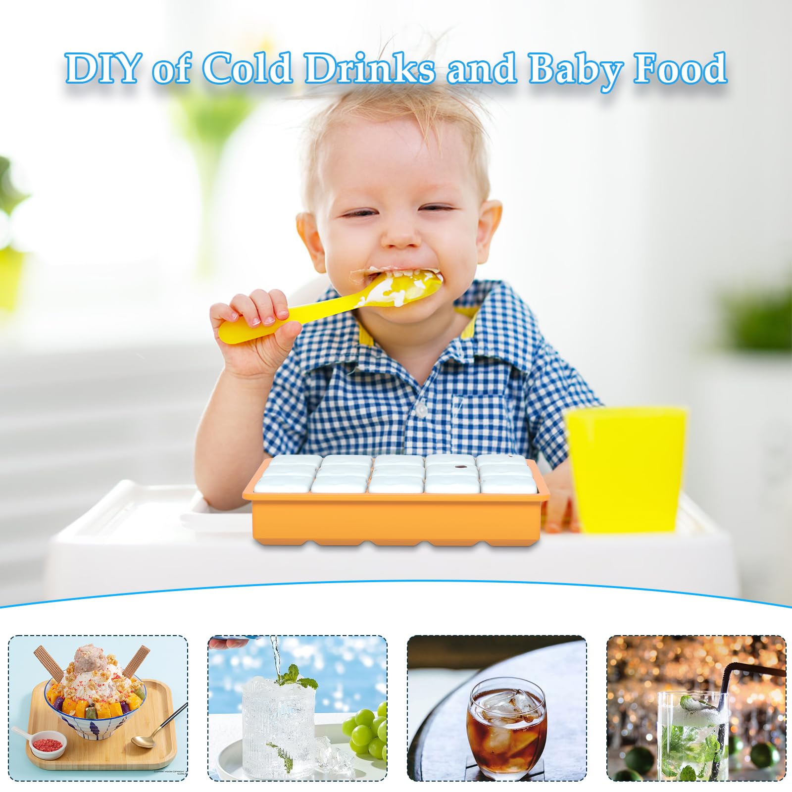 RUN HELIX ice tray for freezer-friendly batch preparation during parties