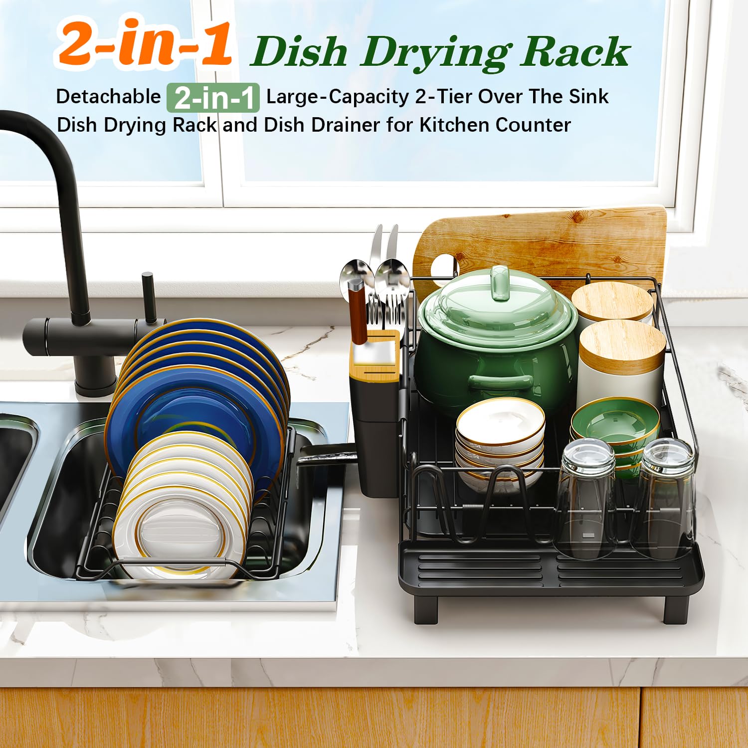 Runnatal anti-rust stainless steel construction resists daily kitchen use