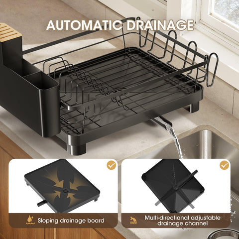 Runnatal 3-in-1 rack with cup holder and utensil block