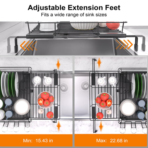 Runnatal drip-friendly drainboard guides water back to sink