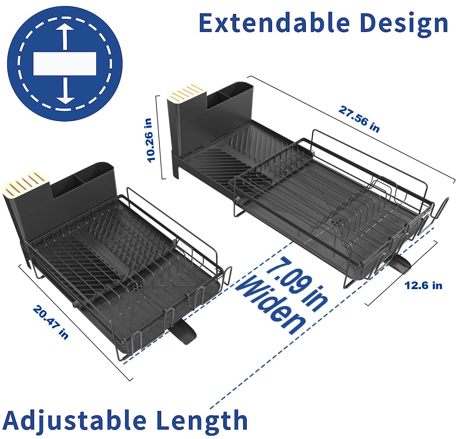 Runnatal drainboard catches excess water and channels it to the sink