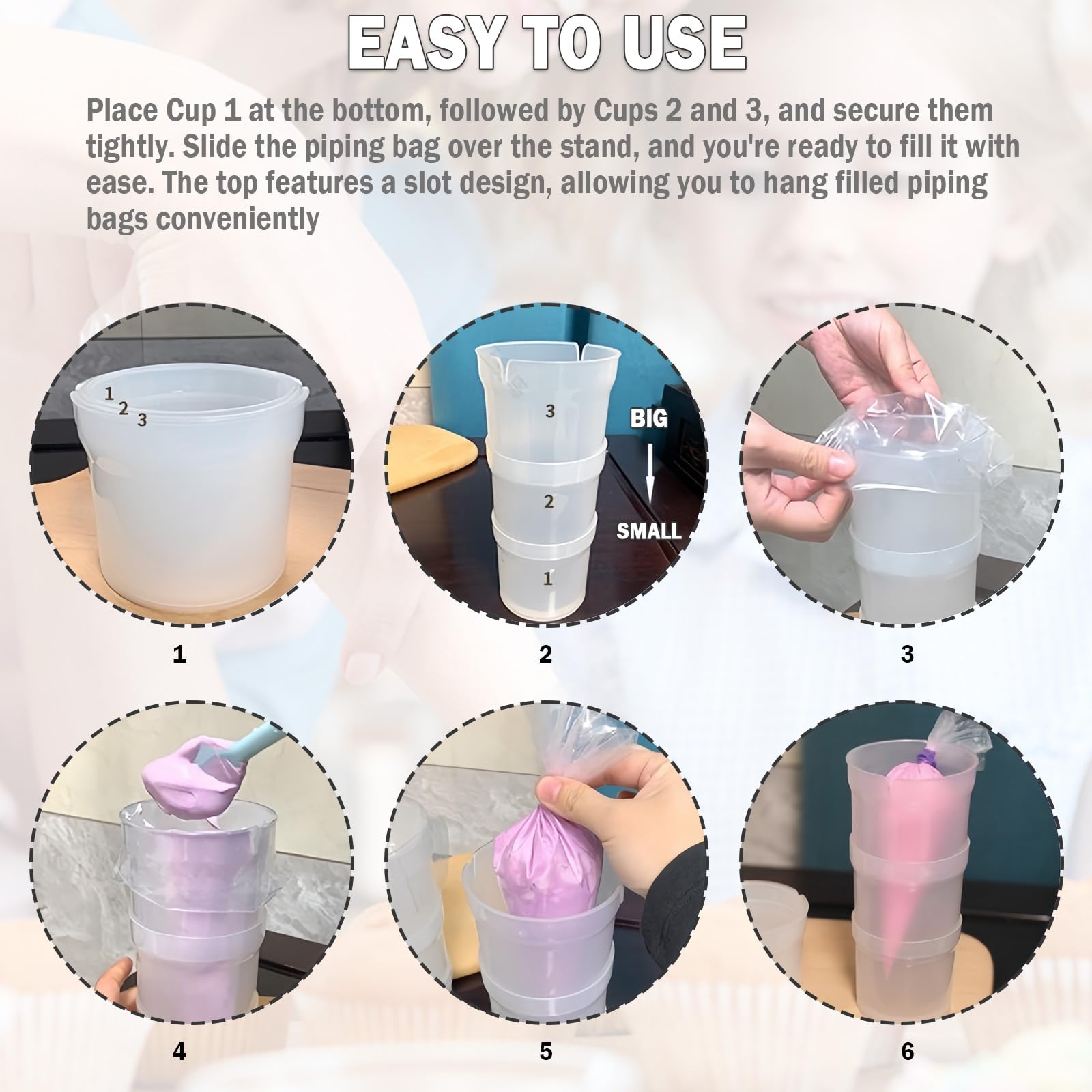 Runspich easy-clean surface simplifies wiping frosting and crumbs.