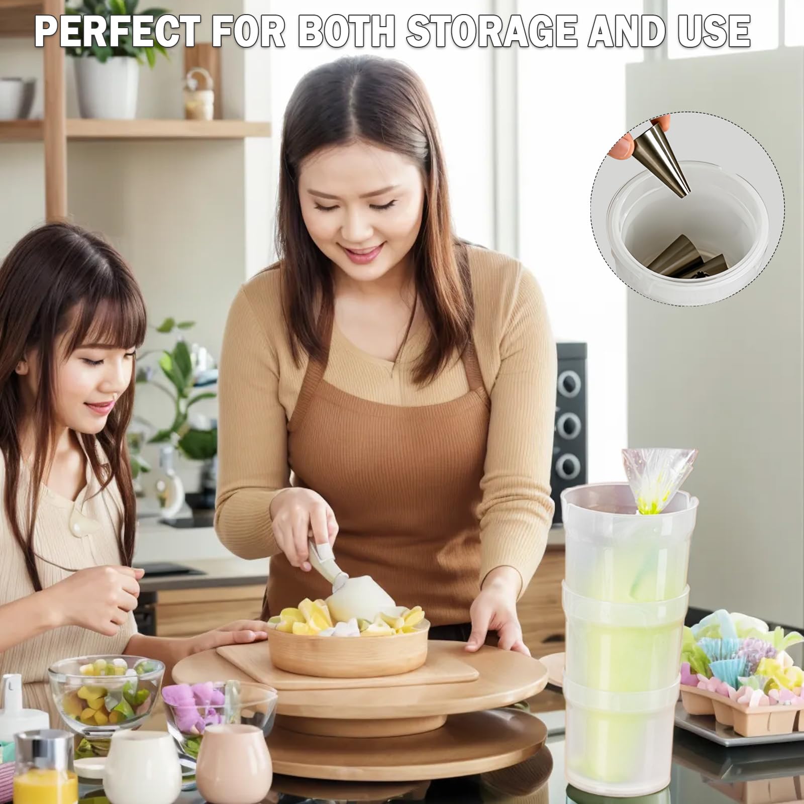 Runspich pastry decorating tools setup ideal for home, bakery, or shop use.