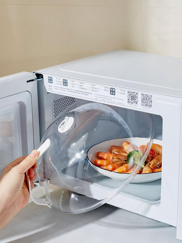 RUNZI BPA-free PC cover keeps food safe during reheating