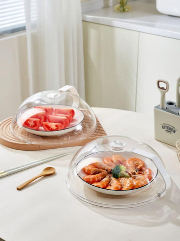 RUNZI transparent lid with easy-grip handle helps avoid steam burns