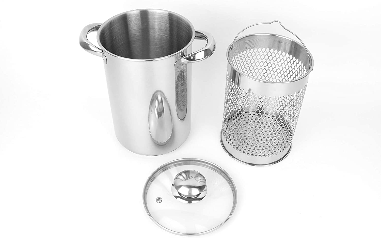RUNZI induction-compatible pot works on all cooktops for versatile use.