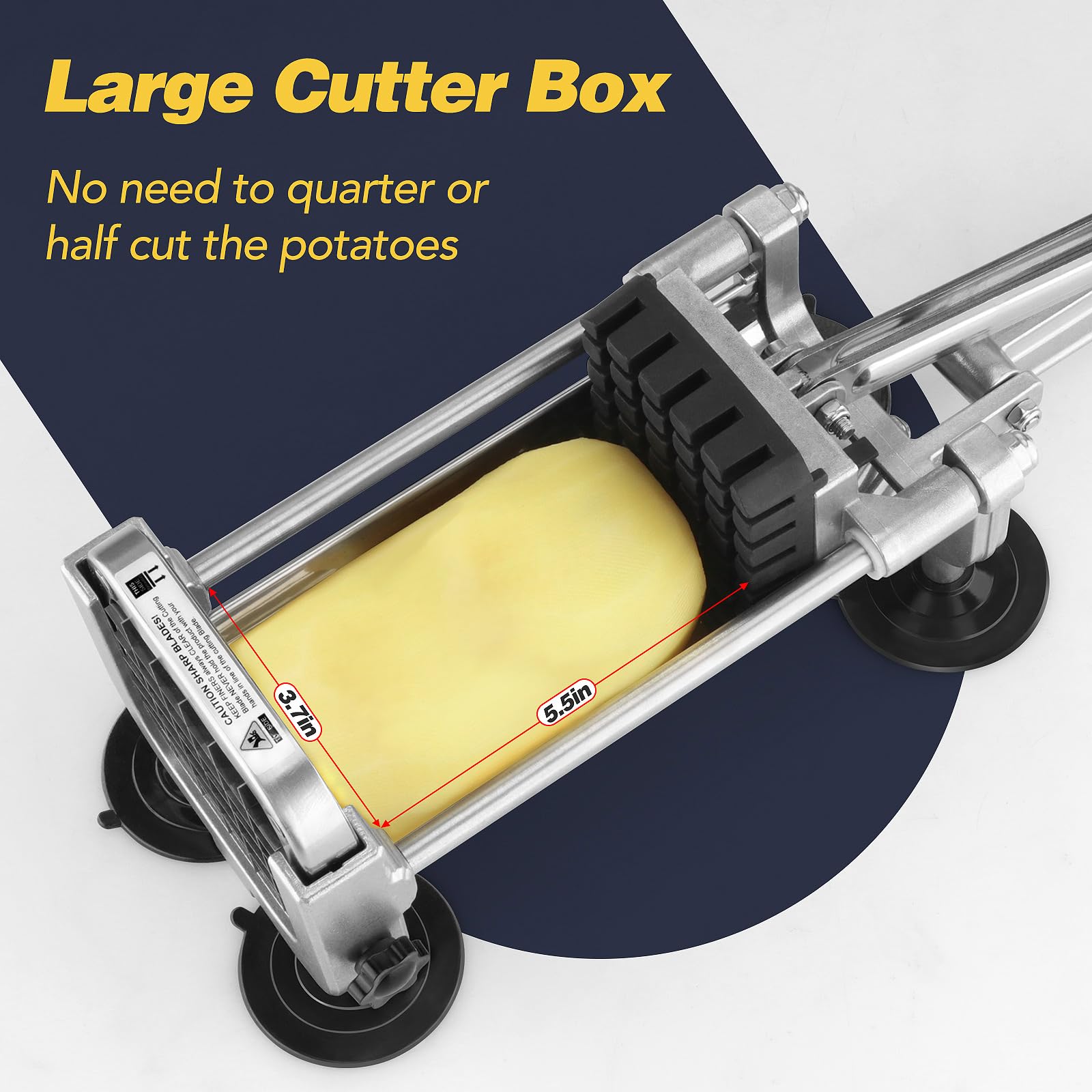 Ruooson easy use design enables quick setup and safe blade replacement