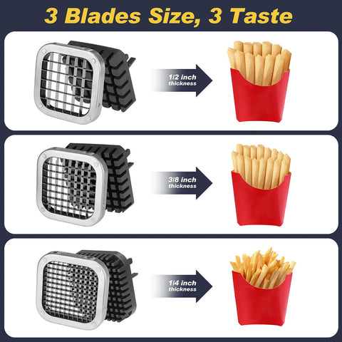 Ruooson quarter-inch blade for thinner carrot or cucumber sticks