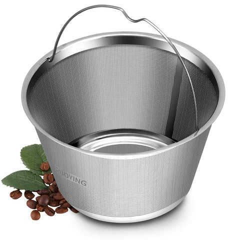 RUOYING Perfect Fit Filter Basket for 4-5 cup brewers delivering cleaner flavor.
