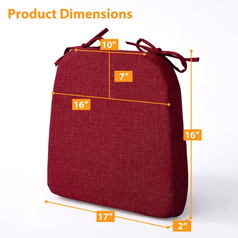 Ruqmuis cushion side view shows 2-inch thickness delivering steady support.