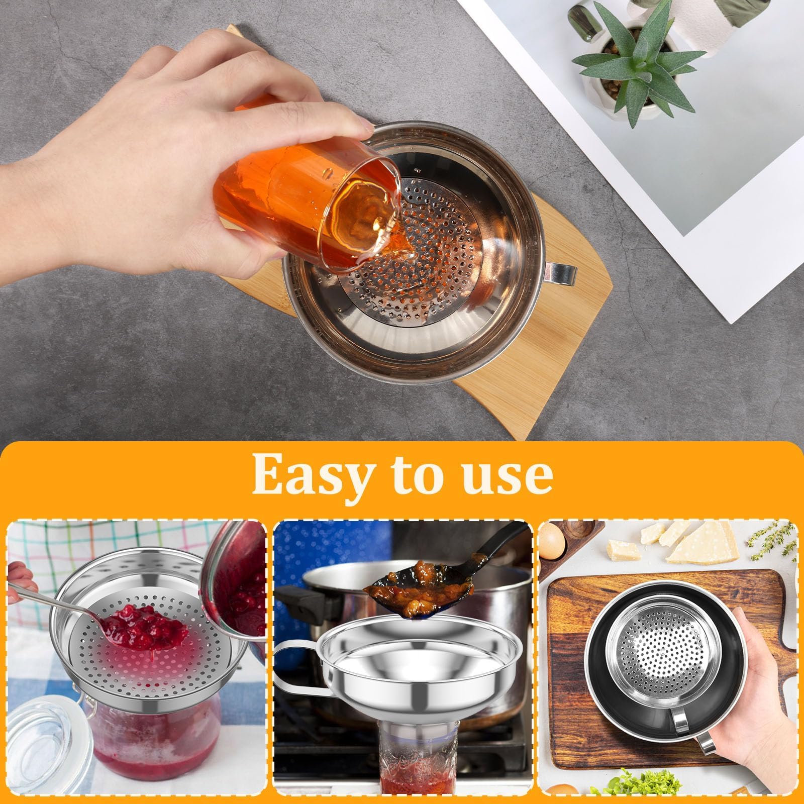 Rust-free stainless steel construction for reliable canning tools