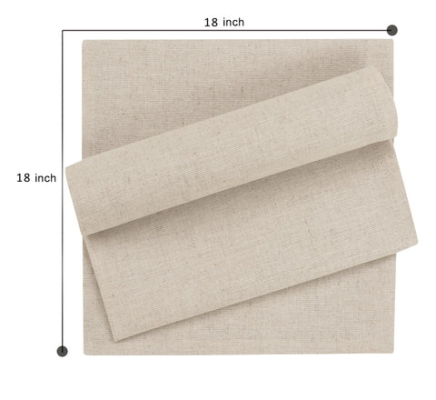 Ruvanti linen-cotton blend napkins highlight texture and durability.