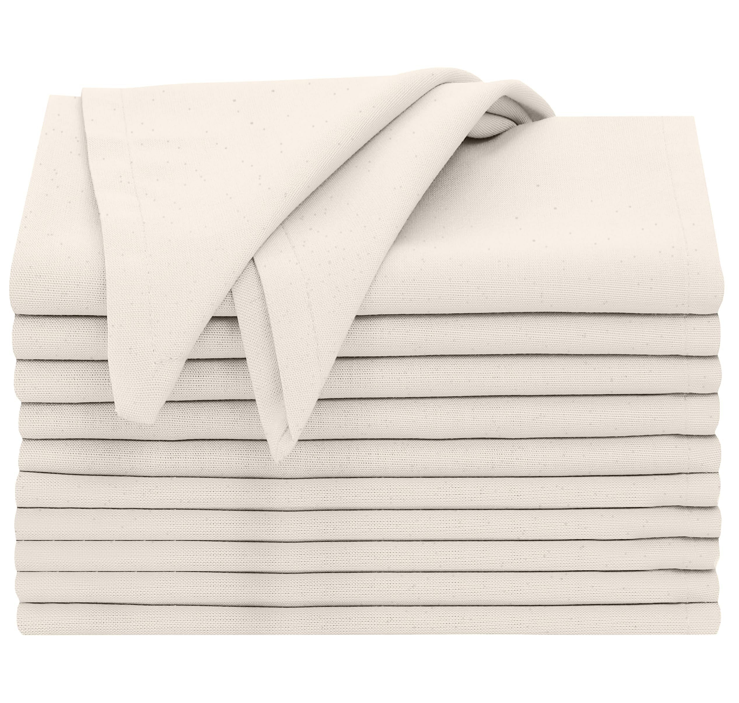 Anti-wrinkle finish of Ruvanti napkins keeps presentation neat.