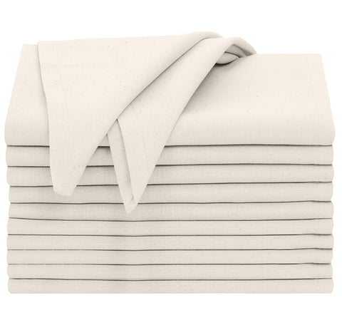 Anti-wrinkle finish of Ruvanti napkins keeps presentation neat.