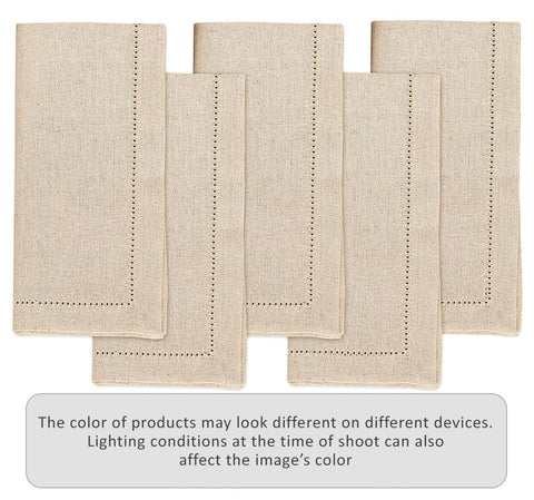 Ruvanti napkins soften with use while maintaining a crisp look