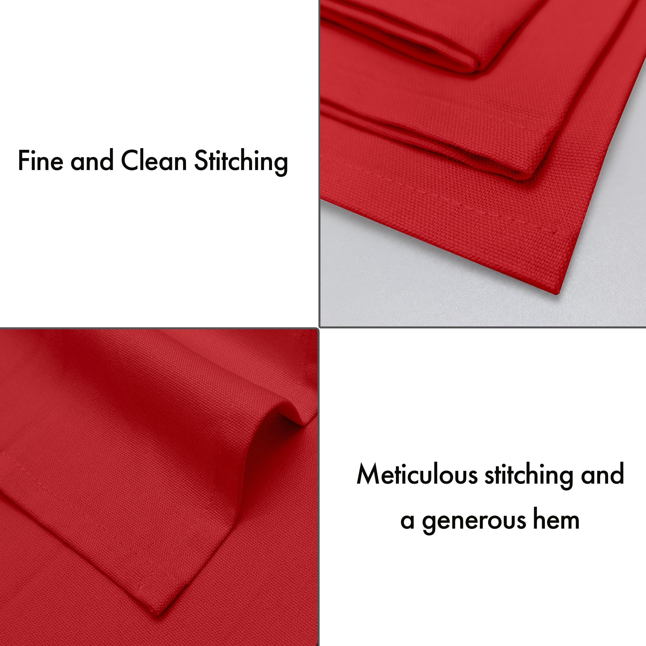 Ruvanti machine-washable napkins simplify cleanup after gatherings.